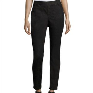 Eileen Fisher black pull on jeans jeggings large